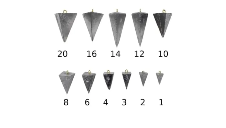 Anglers King Pyramid Sinkers Approx. 25lb Box