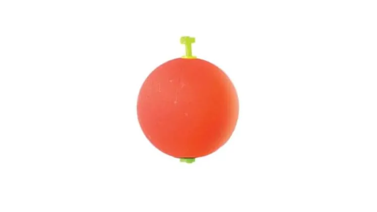 Eagle Claw Weighted Foam Round Snap On Floats 2pk