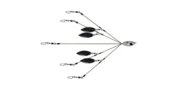 Picasso School-E-Rig Bait Ball Umbrella Rig