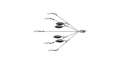 Picasso School-E-Rig Bait Ball Umbrella Rig