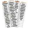 Pro Bass Tackle Box Labels From Bass Angler Magazine