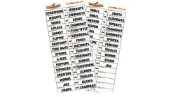 Pro Bass Tackle Box Labels From Bass Angler Magazine