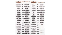 Pro Bass Tackle Box Labels From Bass Angler Magazine