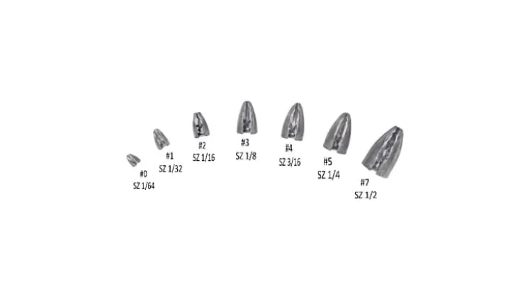 Water Gremlin Bull-Shot Bullet Shaped Split Shot Sinkers