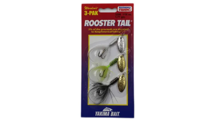 Worden's Rooster Tail 3 Pack